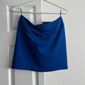 Blue skirt